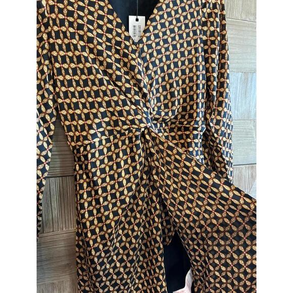 NWT - Minkpink Valentina Dress Small Geometric Long Sleeve Mini - Picture 5 of 9